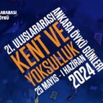 21. Uluslararası Ankara Öykü Günleri 25 Mayıs - 1 Haziran tarihleri arasında