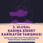 2. Ulusal Kadına Şiddet Karikatür Yarışması başvuruları açıldı