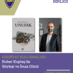 Mülkiyeliler Birliği Edebiyat Buluşmaları konuğu Rober Koptaş