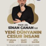 Biyolog ve Sinirbilim uzmanı Prof. Dr. Sinan Canan, 17 Nisan'da TED Ata Sahne’de